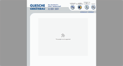 Desktop Screenshot of gliesche-geraetebau.de